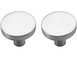 Creatdiy 2 Peças Puxadores E Redondos De Liga Zinco Maciço Para Gavetas Cômoda, Armários, Gavetas De Cozinha, Puxadores