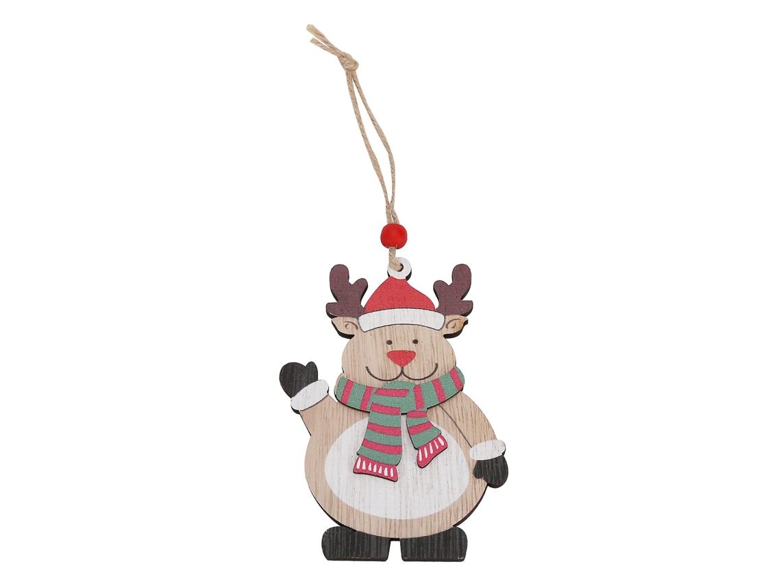 Enfeite De Árvore De Natal De Madeira Feito À Mão Para Decoração Festiva Olysi Shop