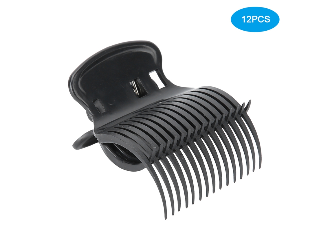 12 Clipes Para Rolos De Cabelo, Pinças De Garra Para Mulheres E Meninas, Seguras E Resistentes Ao Calor, 6x5x4cm