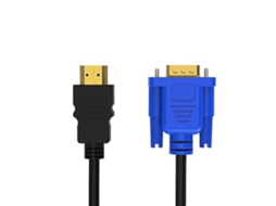Adaptador HDMI Lurelia Cabo para VGA, 1080p, 1,8 m, compatível com PS3