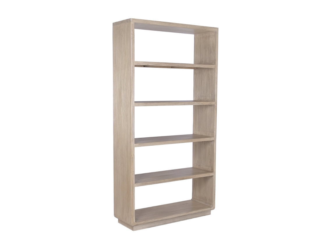 Estante em madeira maciça de olmo natural, 110x40x210cm ALEXANDRA HOUSE LIVING