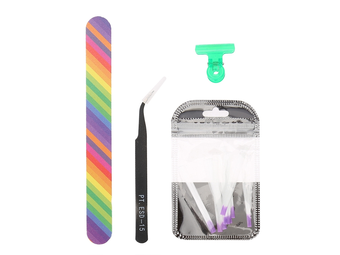 Kit De Extensão De Unhas (verde, Sem Papel, Reforçado E Resistente A Rachaduras) Eoocoo