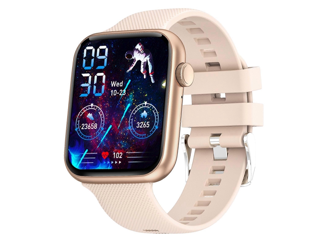 Smartwatch HT15 de 1,85 polegadas com pulseira de silicone, à prova d'água IP67, compatível com chamadas Bluetooth e monitoramento do sono VONKELIOS