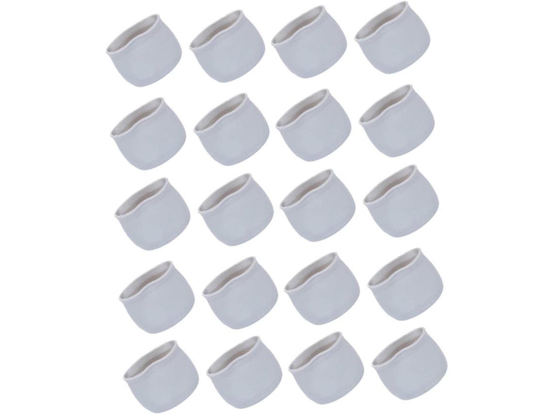 Wooneky 50 Unidades De Protetores Silicone Para Pés Mesa E Cadeiras, Ideais Para Móveis E Decoração De Casas Com Pisos