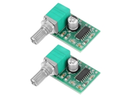 2 Peças Placa Amplificador Digital Pam8403 Mini Usb 5v com Controle de Volume