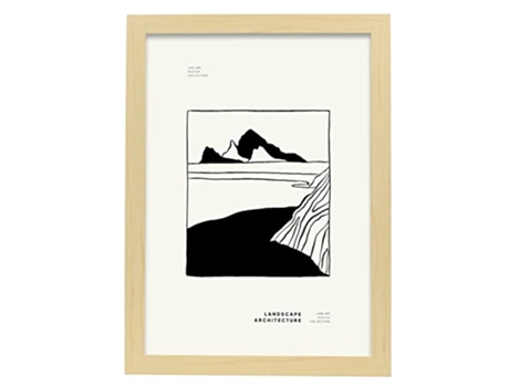 Póster NACNIC Pop Art Abstracto Vista Desde la montaña (A3)