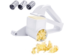 Ralador De Queijo Giratório, Ralador Giratório De Cozinha Com 3 Lâminas Aço Inoxidável, Zqkla