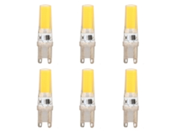 Rebe-6 Peças De Bombilla Led G9 Cob Regulável 220v Substituto Para Lâmpadas De Parede E Mesa