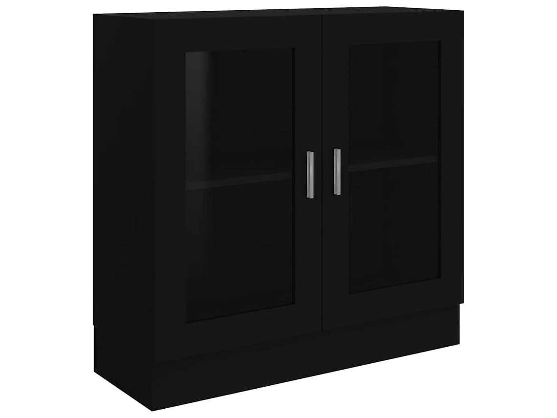 Vitrine exclusiva MAISON em madeira marrom, 82,5 x 30,5 x 80 cm