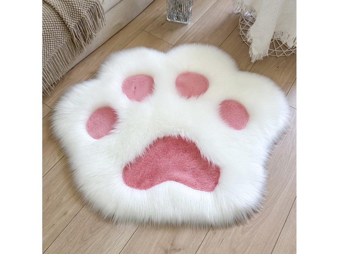 Tapete Em Formato De Pata De Gato, Ideal Para Cabeceira De Cama, Quarto Infantil E Como Acessório De Quarto, E