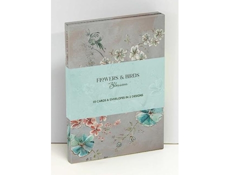 Livro Flowers amp Birds Blossom Wallet Notecards de CICO Books (Inglês)