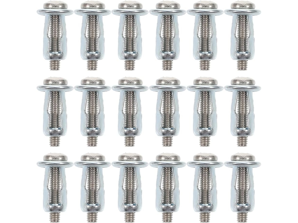 Conjunto De 20 Insertos Roscados Aço Inoxidável Toddmomy, Resistência