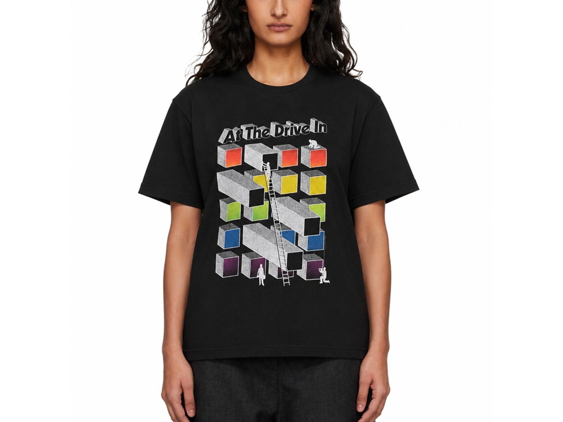 At The Drive-in Colour Work T-shirt Unisex Adults Size:l