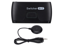 Switch Hdmi LAXISCREED 4 Entradas 1 Saída 4k30hz