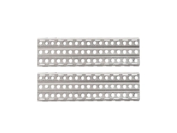 2026 2pcs Placa Antiderrapante Metal Sand Ladder Recovery Board para Carro Modelo Rc 1/10