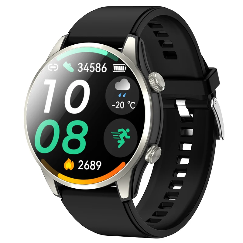 (prateado) Smartwatch Com Gps, Posicionamento Duplo Beidou, Tela Amoled De 1,43 Polegadas