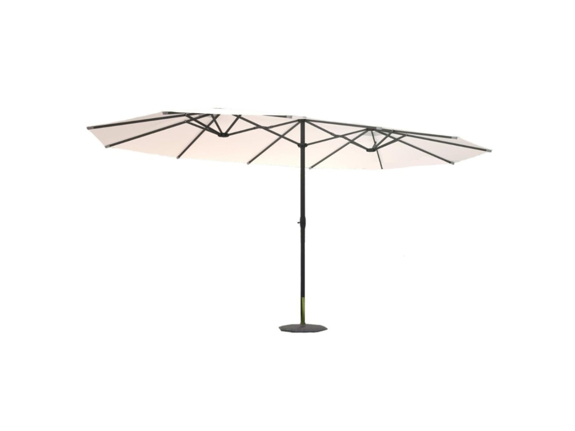 Venice Guarda-sol Duplo  Ecru Oval 2,7 X 4,6 M