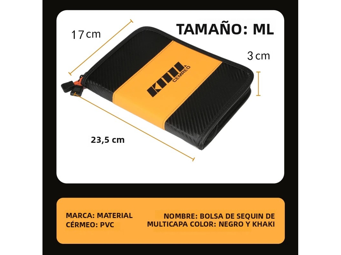 Bolsa de Pesca, Comporta Isca e Molinete, Bolsa Portátil MDUG (ml)