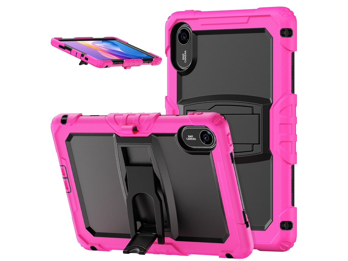 Capa Para Xiaomi Redmi Pad 2 11 Polegadas (2025), Anti-queda, Vermelha E Rosa Tressino