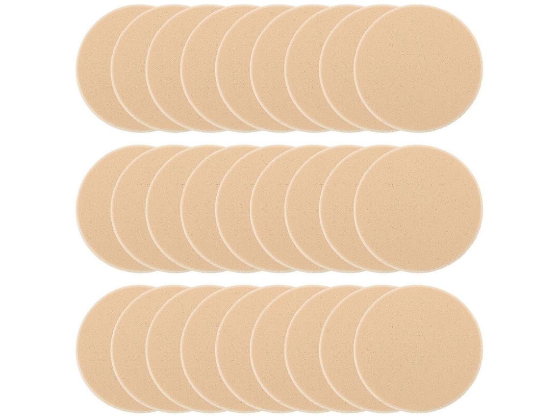 Pacote Com 25 Esponjas Macias Para Maquiagem Facial, Aplicadores De Blush, Para Uso Seco E Úmido. Everley891
