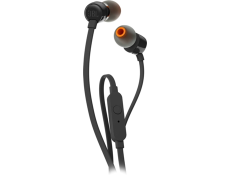 Auriculares com fio JBL T 110 em Preto — 20-20.000 Hz | 16 ohms