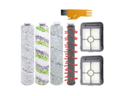 Conjunto de filtro de escova de rolo 2554a para bissell crosswave sem fio max series 2554 2590 2593 2596 peças de aspirador de pó seco e molhado