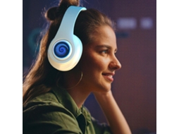 Auscultadores Bluetooth  Light-Emitting White