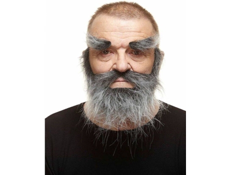 Barba  Comprida (Cinzenta - Com Sobrancelhas)