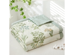Colcha Acolchoada Fansu Capa de Cama Manta para Ar Condicionado Edredom Conjunto 100% Algodão Sofá com Estampa