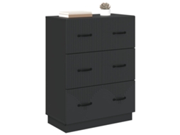 Gabinete de Gavetas Preto 66 X 34,5 X 87 Cm MAISON EXCLUSIVE