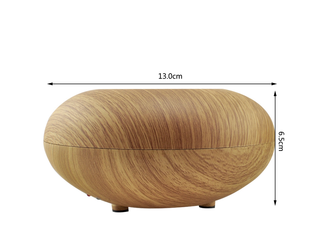 Laxiscreed Umidificador Com Acabamento De Piano Uv E Textura De Madeira Clara, Ideal Para Ambientes Elegantes E Bem Humidificados