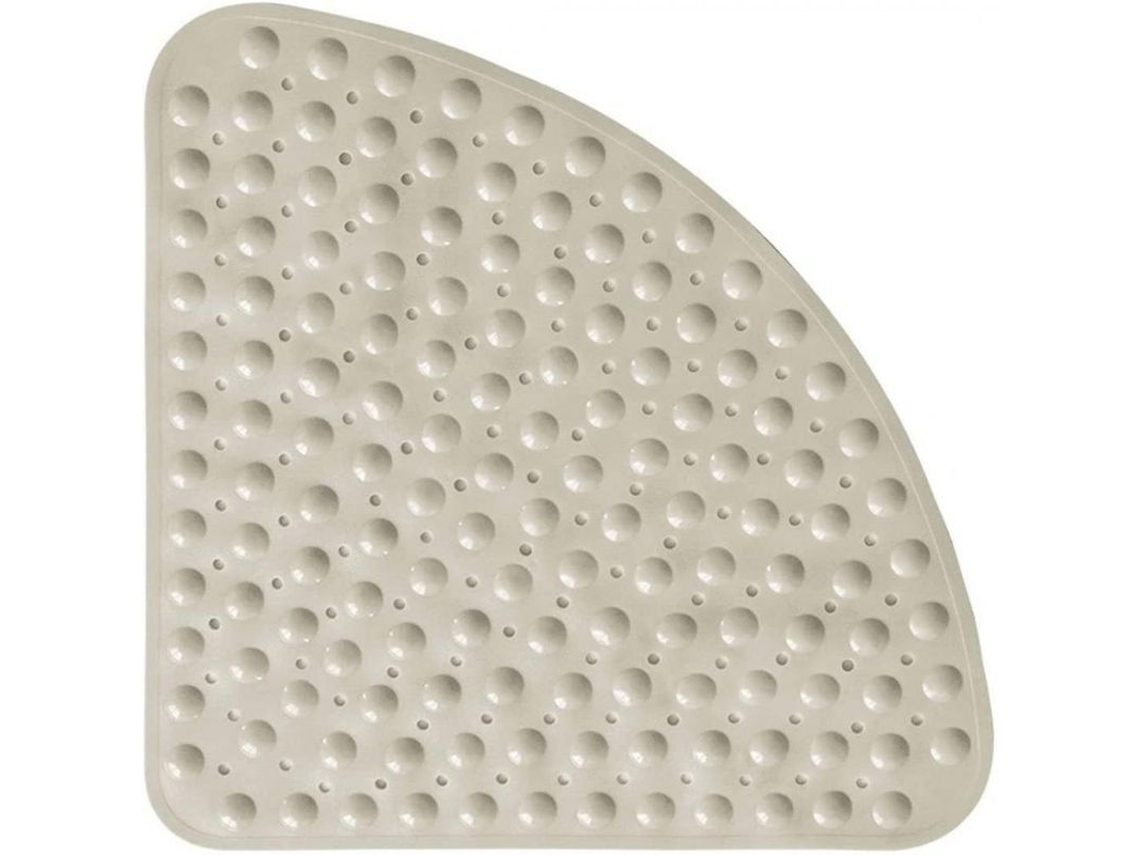 2026-tapete De Ducha Cuadrante Antideslizante Con Ventosas Antibacterial Lavable A Máquina 54x54cm Marfil