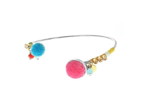 Abella Conjunto De Pulseiras De Pompons Franck Herval