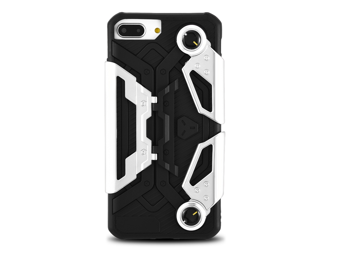 Capa protetora para iPhone 6 Plus, 7 Plus, 8 Plus com suporte para jogos EOOCOO