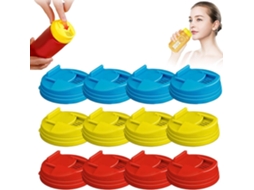 Tampas Para Latas De Refrigerante, Tampas Aprimoradas Para Latas De Refrigerante De Cola, Rolhas Plásticas Reutilizáveis Com Formato Redondo