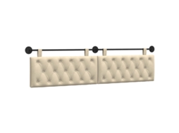 Cabeceira Suspensa Creme Tecido MAISON EXCLUSIVE
