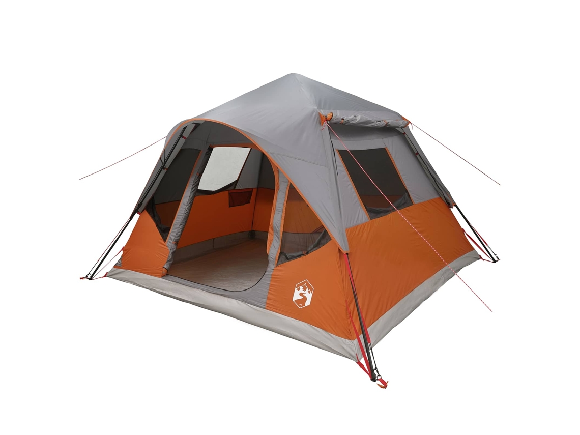 Conjunto 1 Abrigo De Camping Vidaxl Cinzento Poliéster (305 X 275 X 190 Cm)