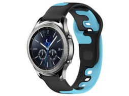 Pulseira De Silicone Bicolor De 22 Mm