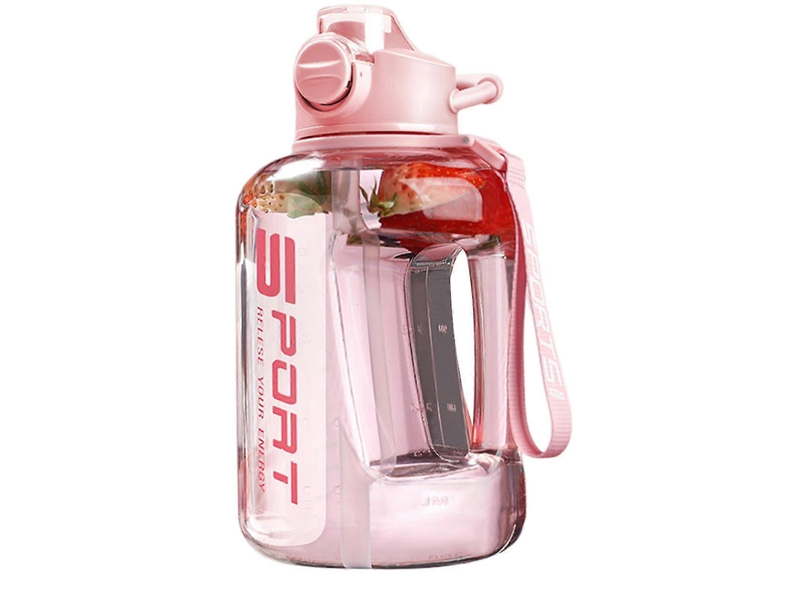 Garrafa de água de 1700ml com canudo MDUG