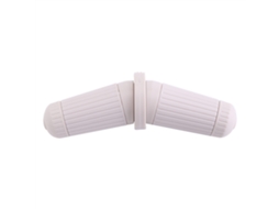KOFIHETY 1 cabide retrátil de plástico portátil para roupas de viagem (cáqui)