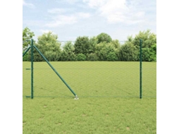 Vidaxl Cerca Hexagonal Com Poste 100 X 1,4 M Aço Revestido De Pvc