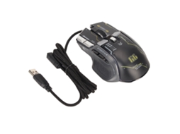 Mouse Gamer Rgb Com Fio 10 Botões Programáveis