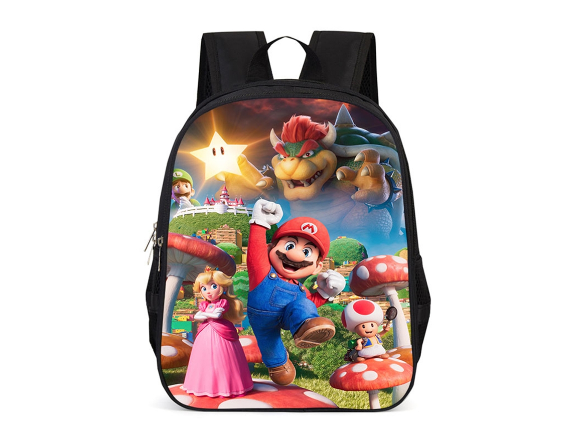 Mochila Kzq Super Mario À Prova Dágua Para Escola E Faculdade Aquaforge (em Estoque)