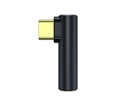 Adaptador de Áudio Usb c para Auxiliar 3,5 Mm Cinza AQUAFORGE