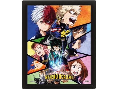 Póster 3D PYRAMID My Hero Academia Mosaico