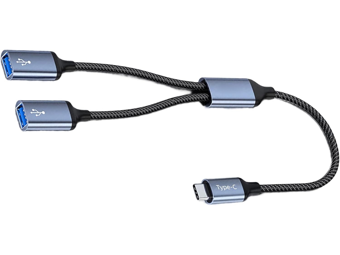 Divisor Usb c com 2/3 Portas de Carregamento para Transferência de Dados em Smartphones. SFUSHOS