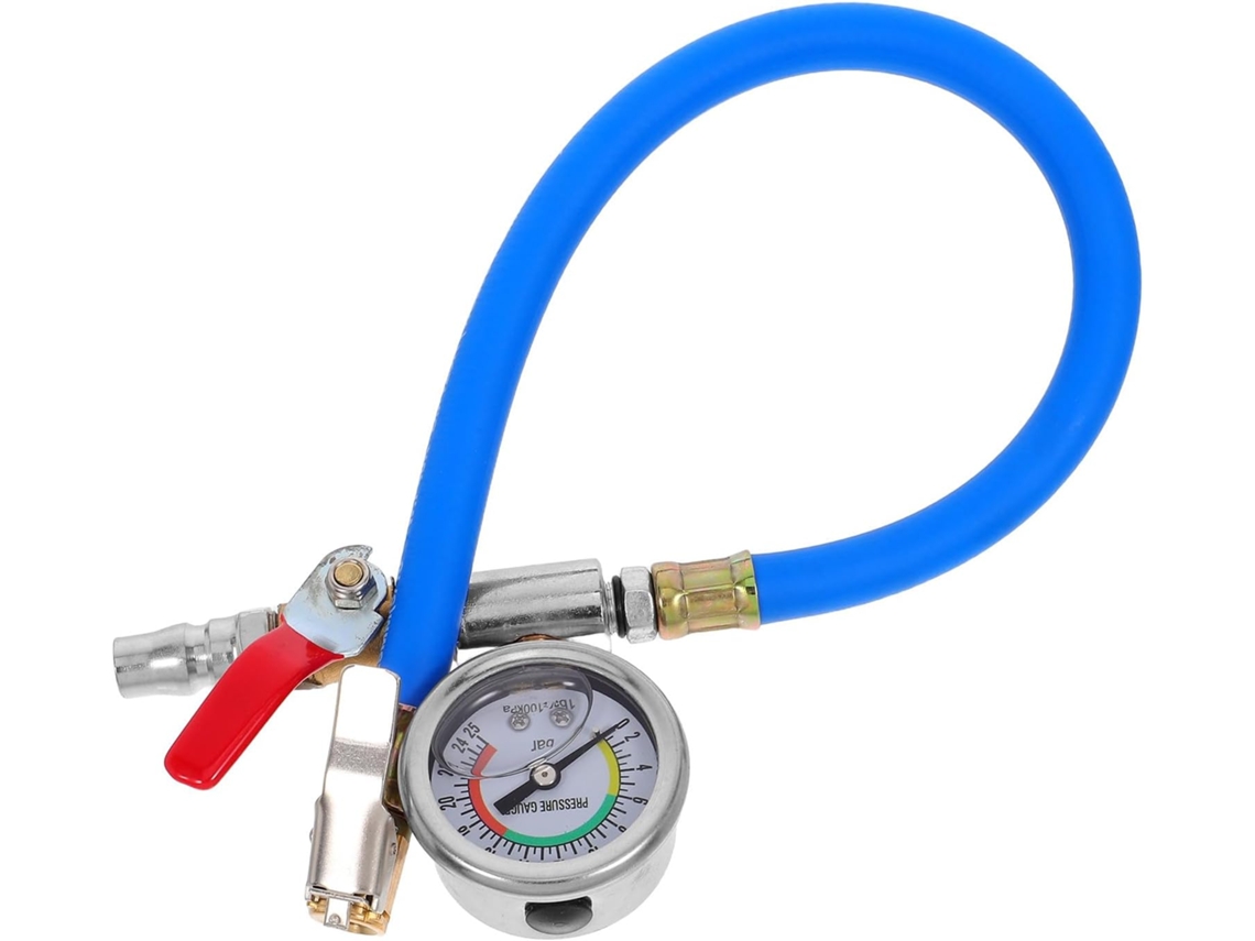 Medidor De Pressão De Pneus Com Inflador Rápido E Alta Precisão.