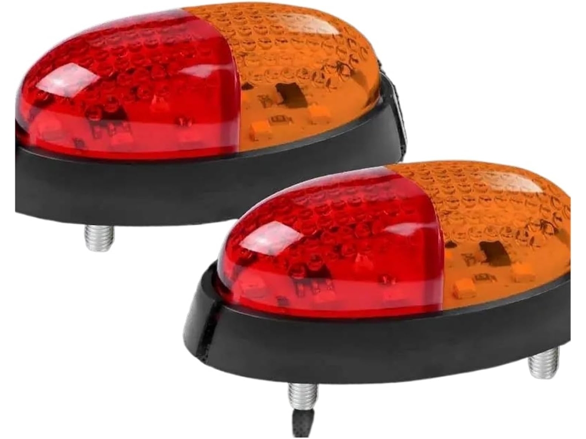 Luz De Seta Lateral Genérica Para Espelho Retrovisor, Luz De Posição Lateral Em Led, 12v 24v, Luz De Freio Traseira