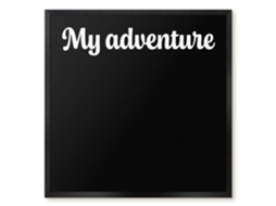Magnetic Wall Board My Adventure For The Office Espelharte (50x50 Cm)