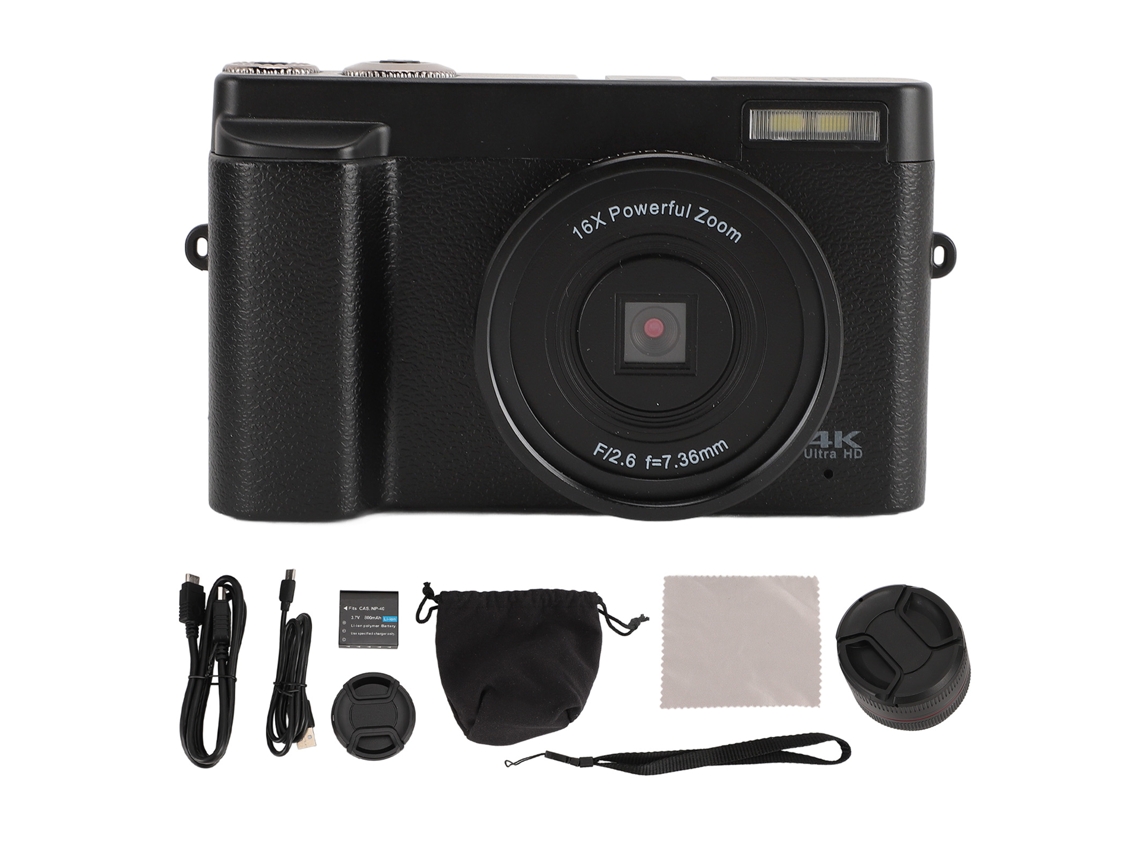 Câmera Digital Mirrorless para viagens, 4K HD 48MP EOOCOO